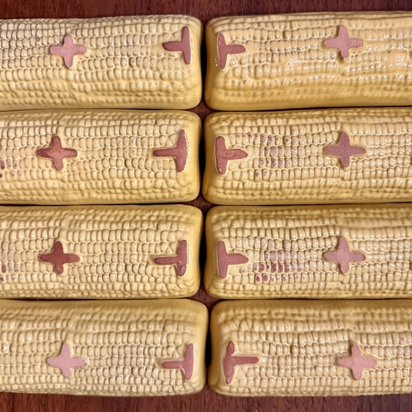 Frankoma Other - Vintage Frankoma Golden Yellow Corn on the Cob Holders 1958-1962. Set of…